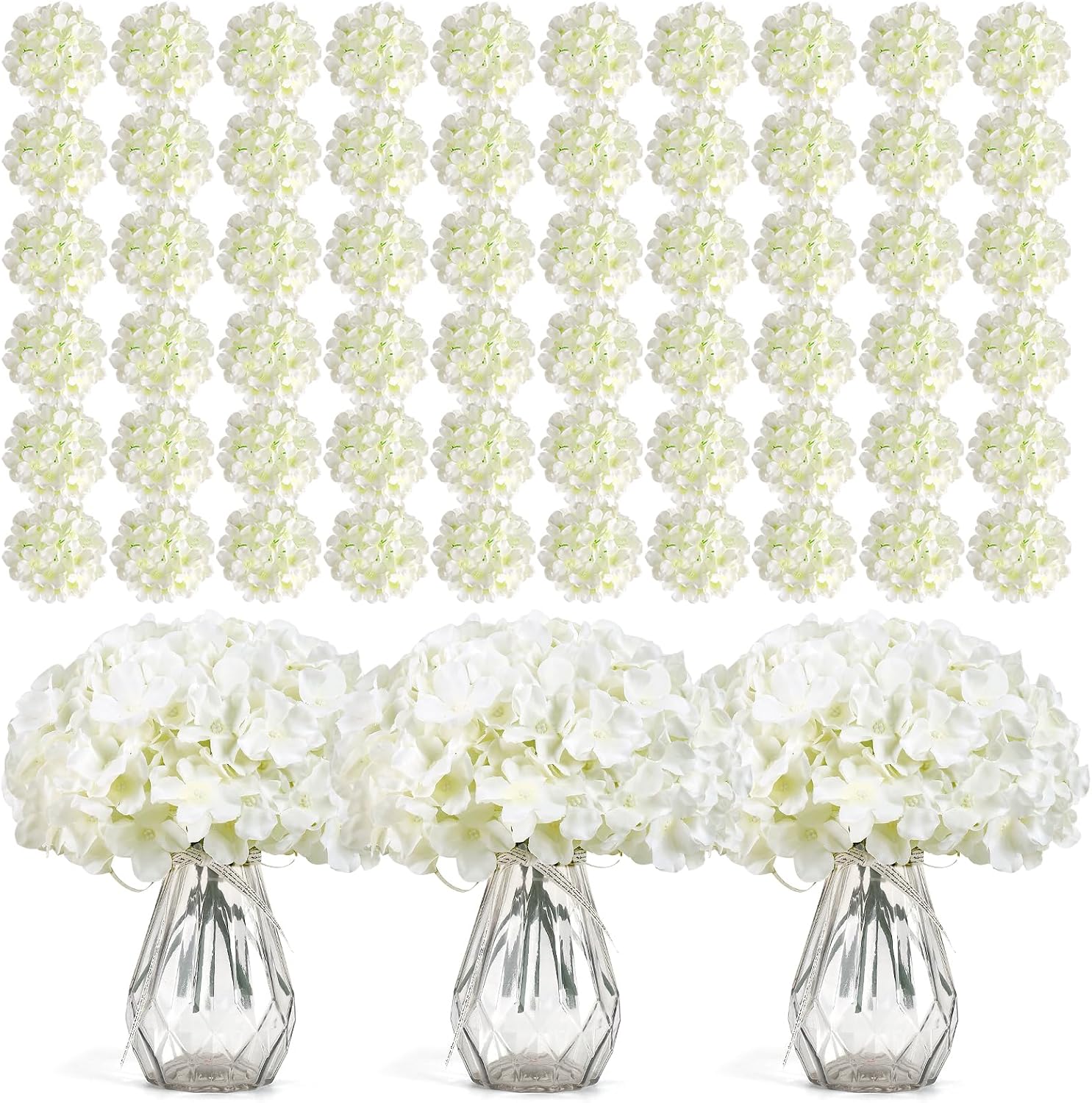 Wedding Supply In Bulk - 304 stuks bulk witte zijden kunstmatige