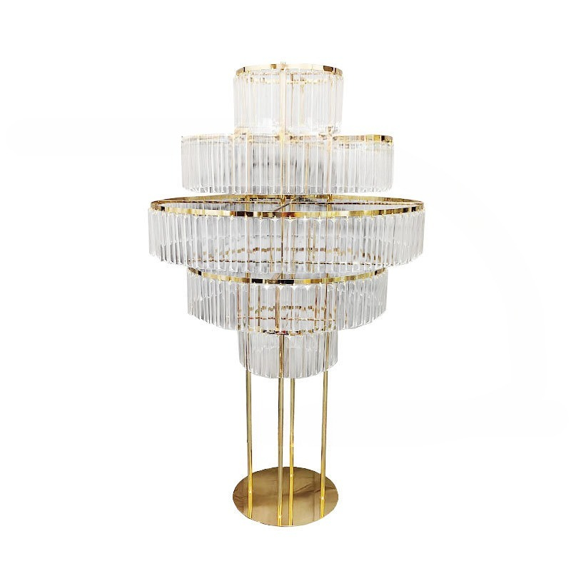 Supply Wedding Venue - Decoratie rekwisieten voor trouwzaallocatie, gouden meerlaagse