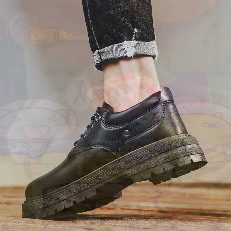 Wedding Supply Superstore - Donker natuurlijk leer Mode-sneakers Tennis Herensneakers