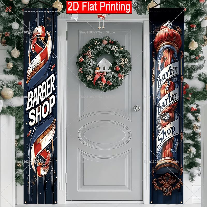 Wedding Supply Shops - 2D Kapperstekstlogo Deurbanners Kappersthema Feestdecoraties Coupletten