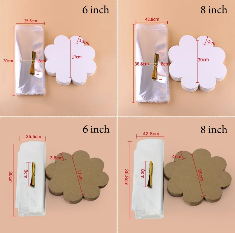 10 stks 6/8 inch Chiffon Taart - Wedding Supply Shops recensie en prijs