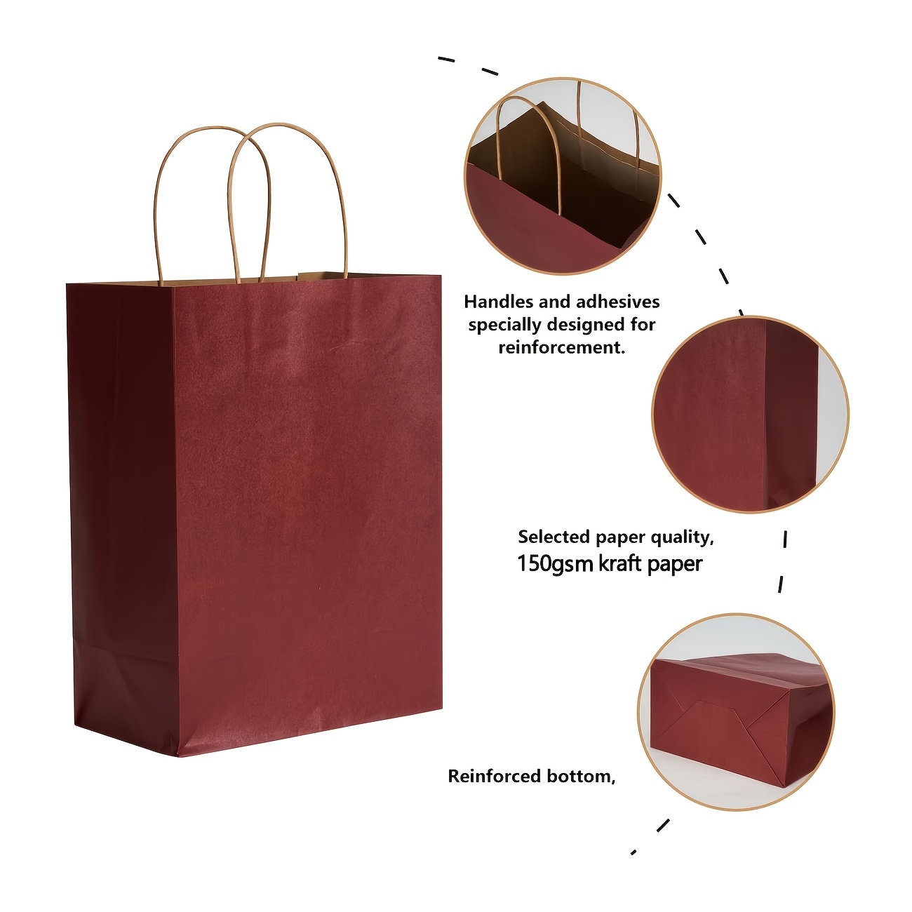 100 stuks rode papieren cadeau - Wedding Supply Shops recensie en prijs