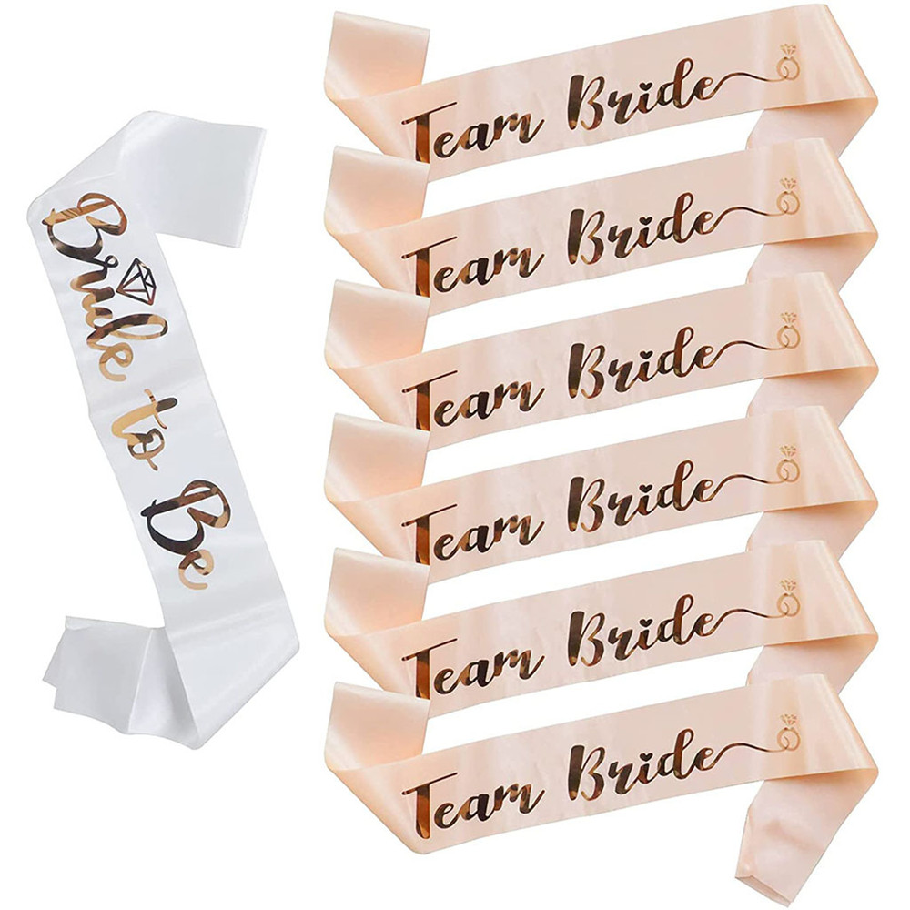 1Set Rose Gold Team Bruid Om S - Bride Tribe Sash recensie en prijs