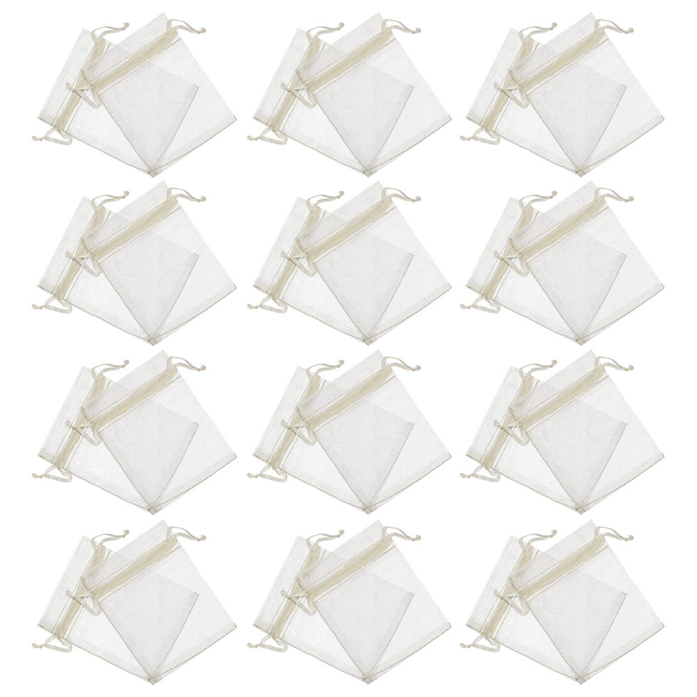 100 stuks transparante organza - Wedding Supply In Bulk recensie en prijs